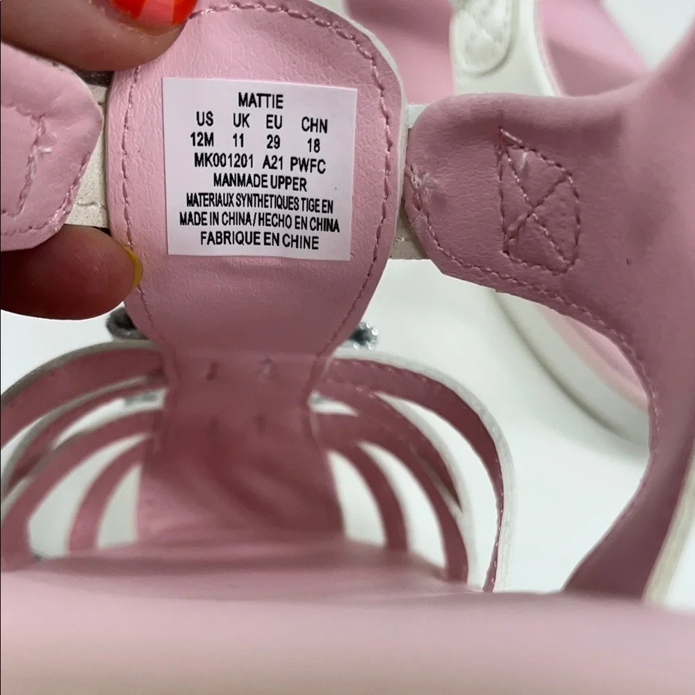 New Stride Rite Munchkin Girl's Mattie Sandal Size 12